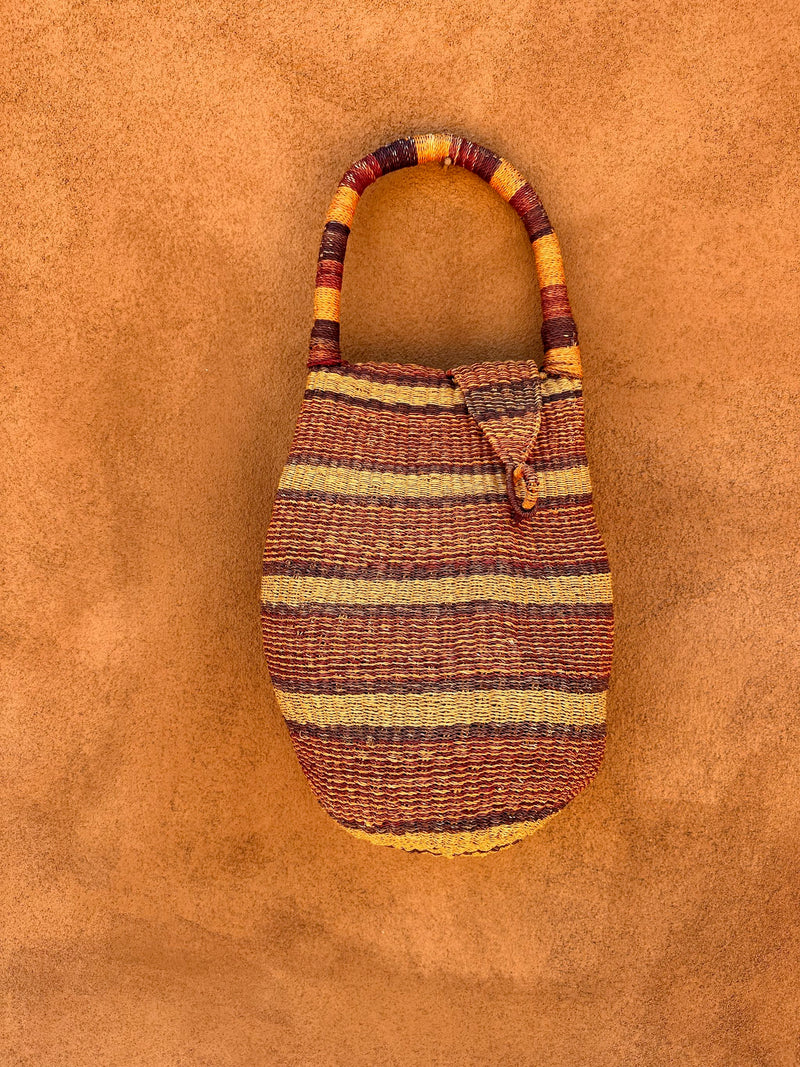 Double Entry Hand Woven Market Bag