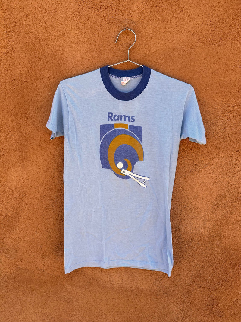 1970's X-Large Los Angelas Rams Ringer T-shirt