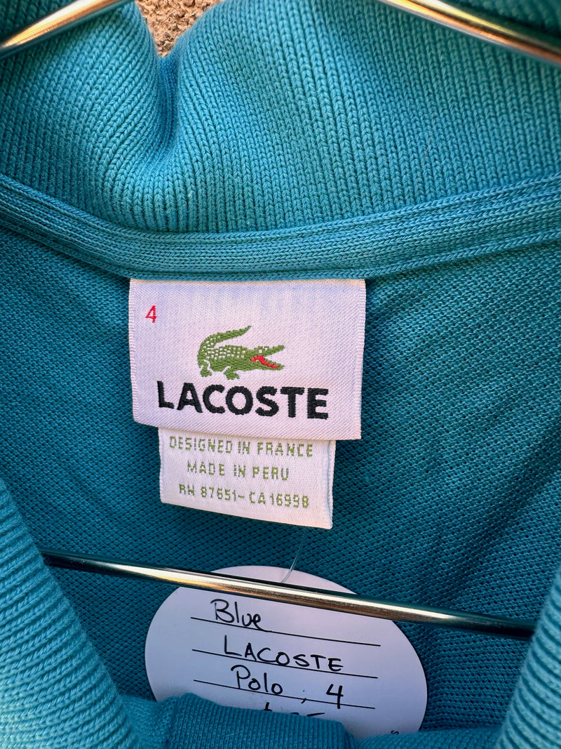 Blue Lacoste Polo - 4