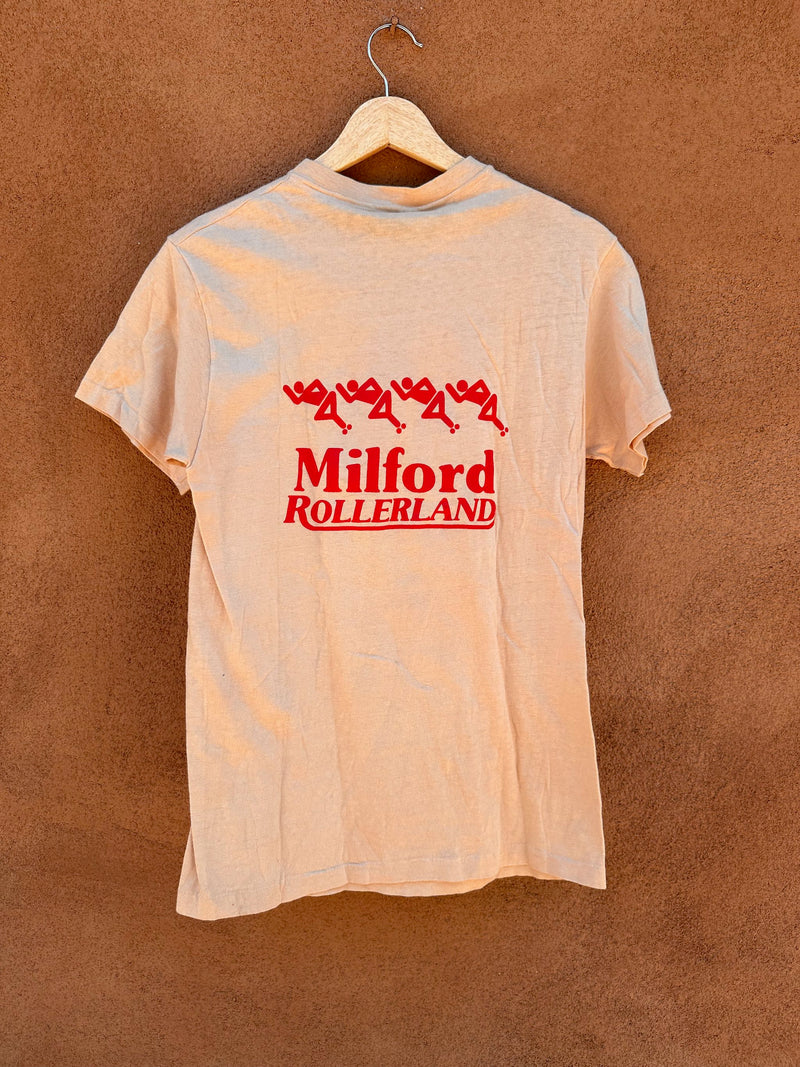 1970's Frank Zappa - Milford Rollerland T-shirt