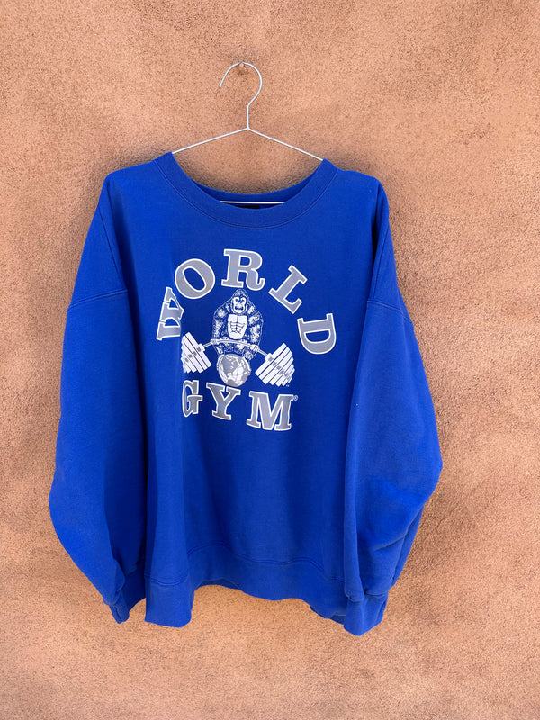 Blue World Gym Sweatshirt