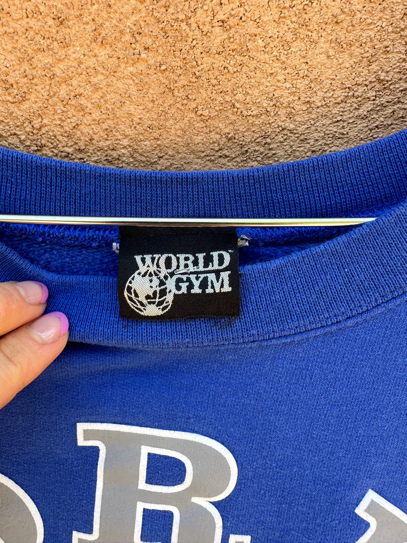 Blue World Gym Sweatshirt