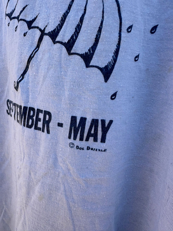 Seattle Rain Festival Sept - May Early 80's T-shirt