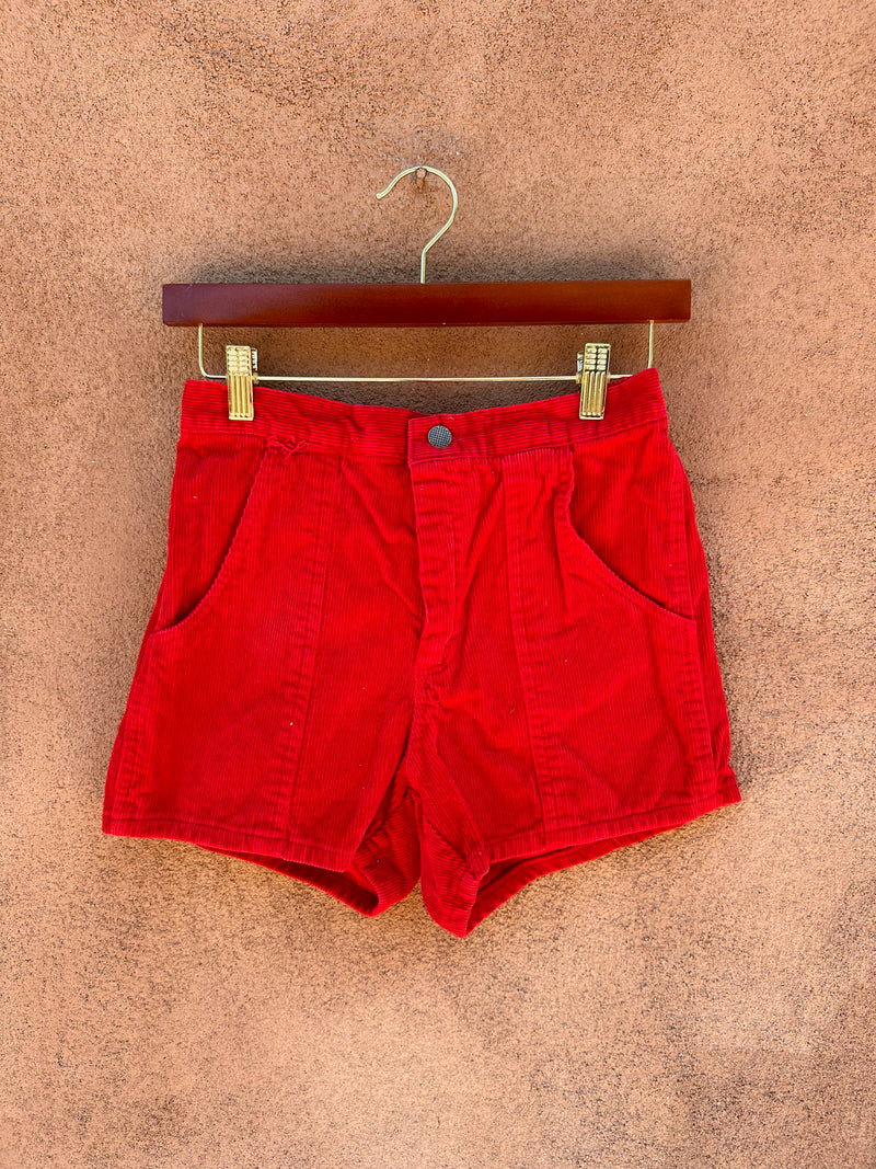 Red Corduroy 80's Shorts by Safari Outfitters, Albuquerque, NM