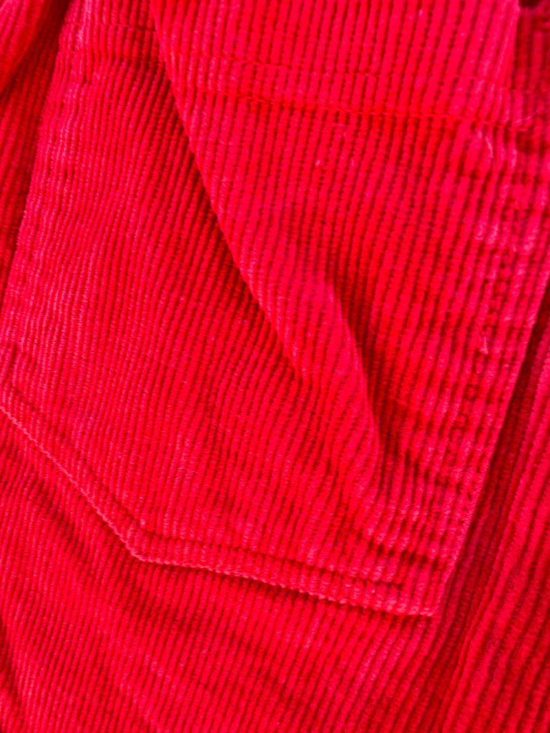 Red Corduroy 80's Shorts by Safari Outfitters, Albuquerque, NM