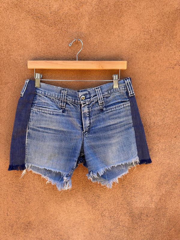 Handmade Cutoff Horse Booty Shorts - Denim