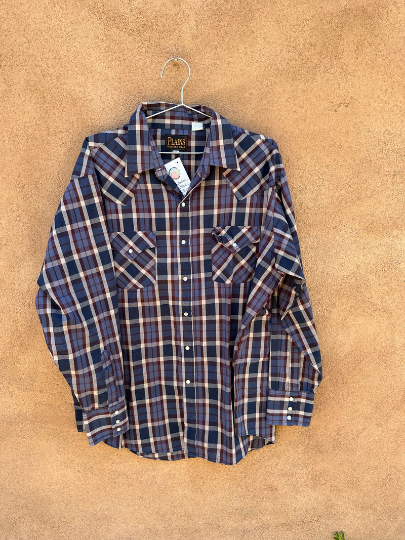 Plains Western Plaid Cowboy Shirt