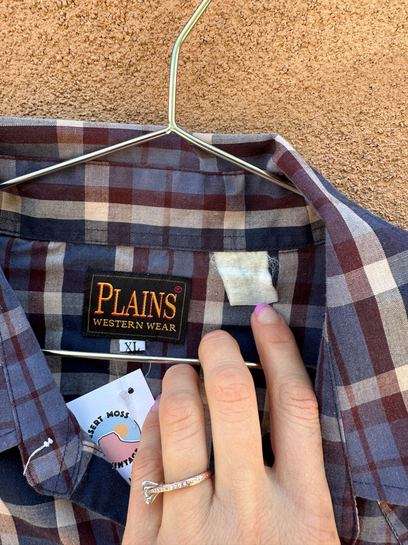 Plains Western Plaid Cowboy Shirt