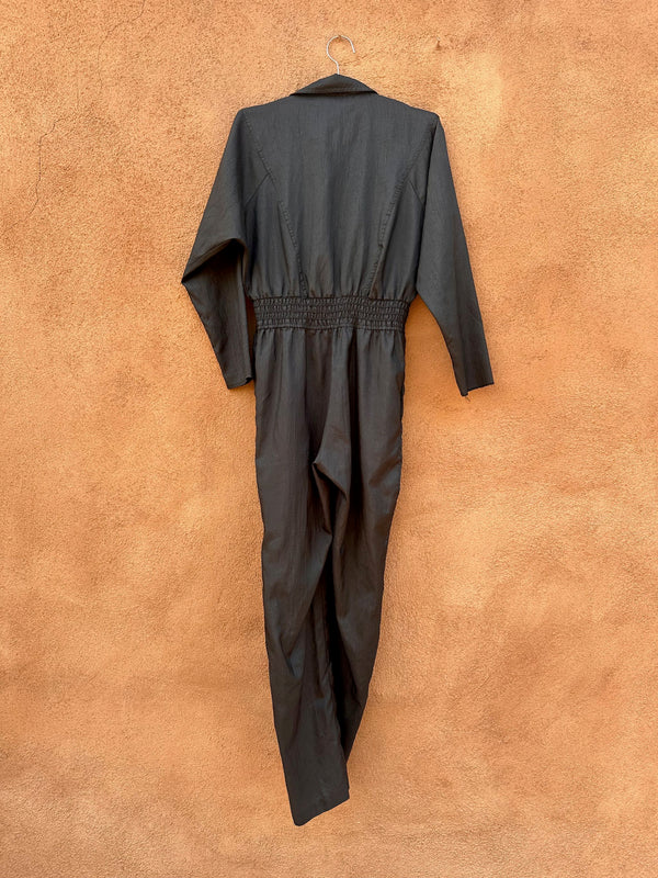 Joan Walter 1980's Black Jumpsuit