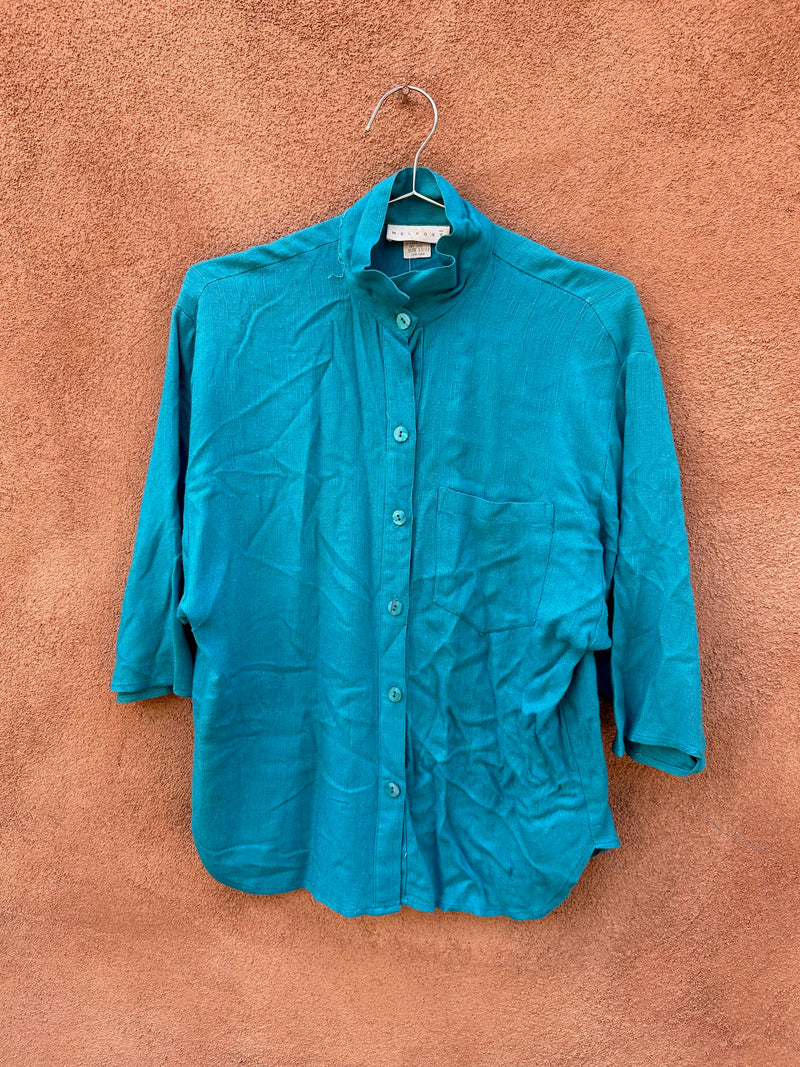 Blue Melrose Summer Blouse