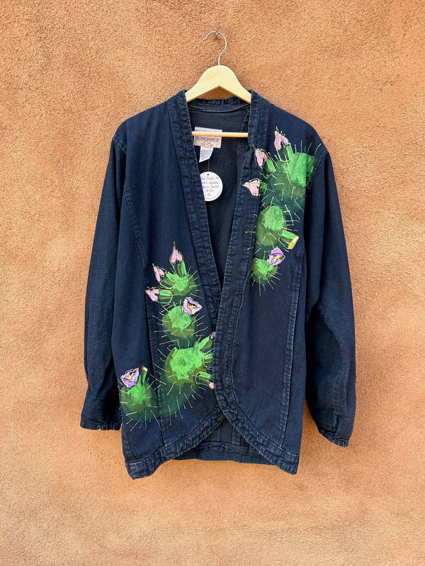 Hand Painted '89 Cactus Sundance Denim Jacket