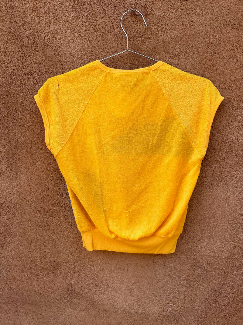 1970's Sultra Terry Cloth Top - as is