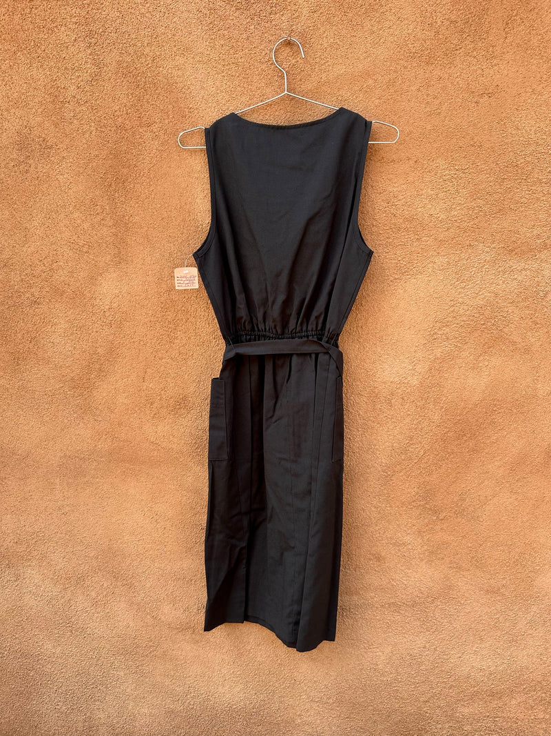 The Texas Traveler Black Poly/Wool Blend Dress