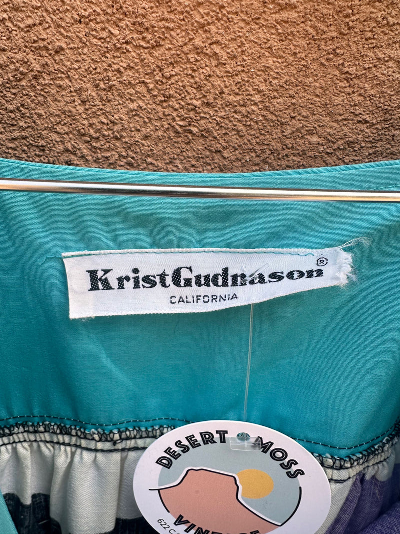 1970's Krist Gudnason, CA Kaftan