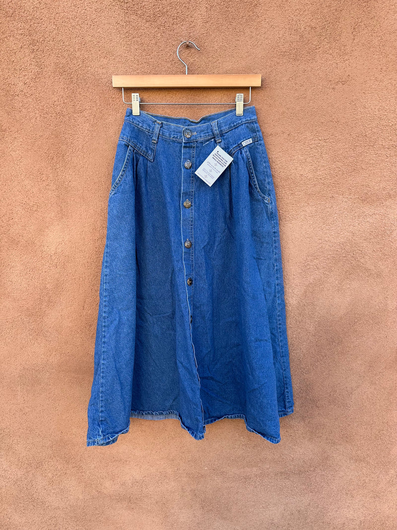 80's Cherokee Denim Skirt - 8