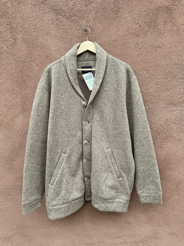 Men's Beige Pendleton Cardigan