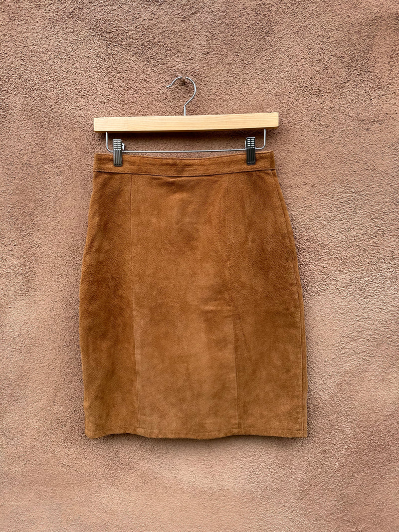 Brown Suede Skirt