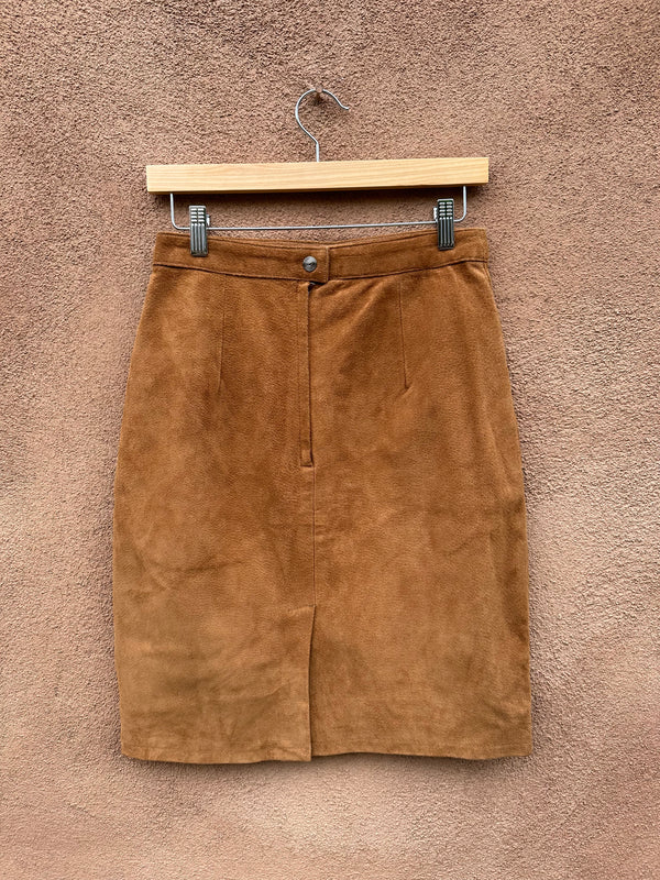 Brown Suede Skirt