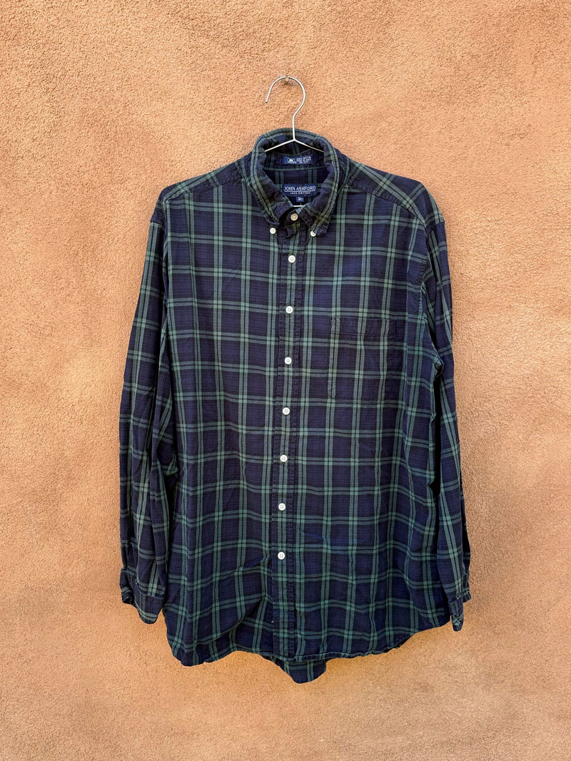 John Ashford Lightweight Cotton Tartan Shirt