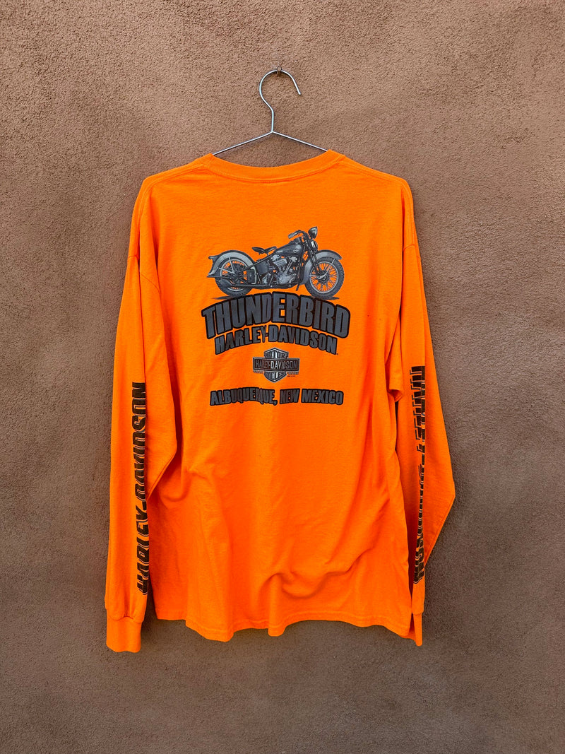 Harley Davidson Orange Long Sleeve 2015/2017 T-shirt