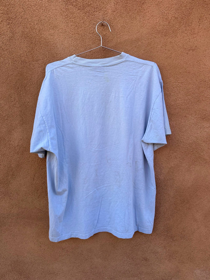 Baby Blue New Mexico Kokopelli T-shirt