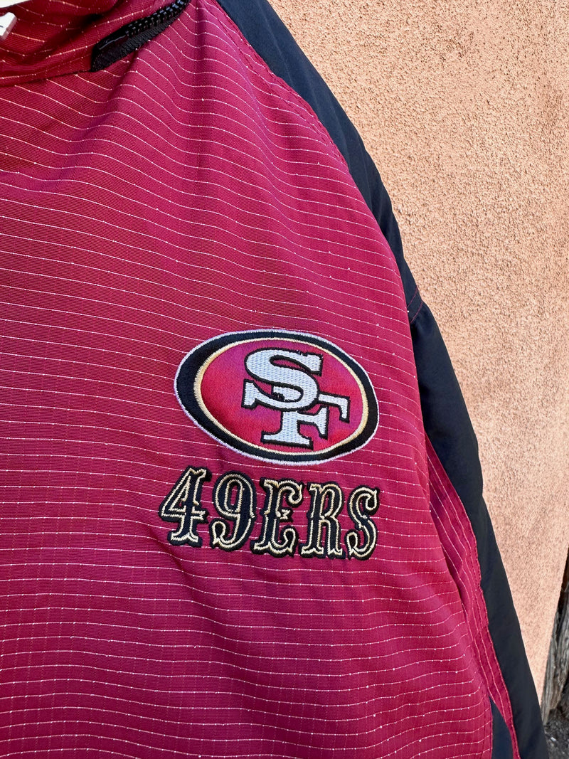 1990's Logo 7 San Francisco 49ers Puffer Jacket