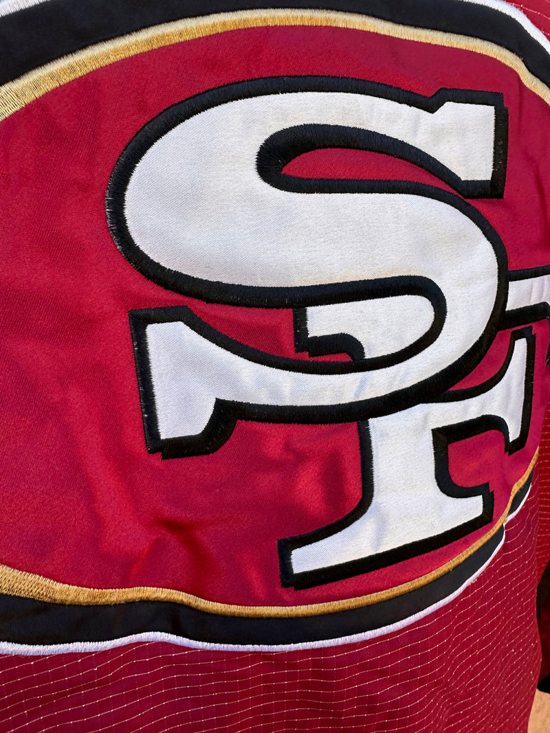 1990's Logo 7 San Francisco 49ers Puffer Jacket