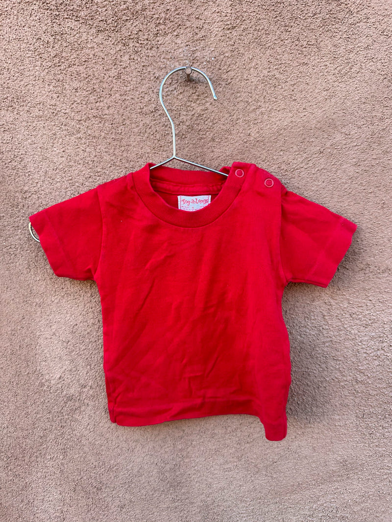 1960's Red Tog-a-Longs T-shirt - 6 Months