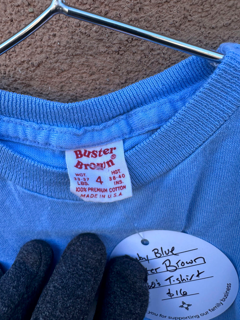 Baby Blue Buster Brown T-shirt