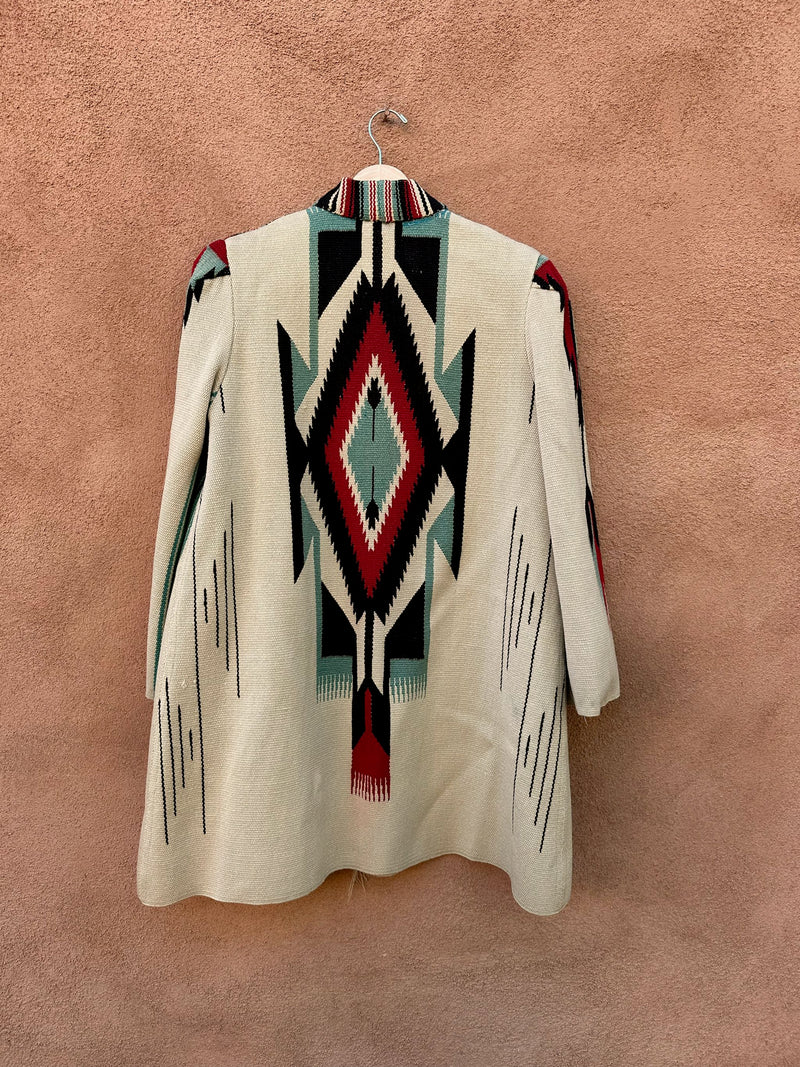 1940's Ganscraft (label removed) Chimayo Wool Hand Loomed Jacket