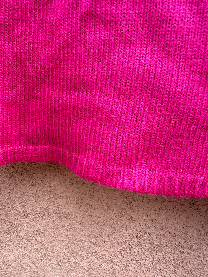 Bear's Creek Magenta Skirt - Knit Pencil Skirt