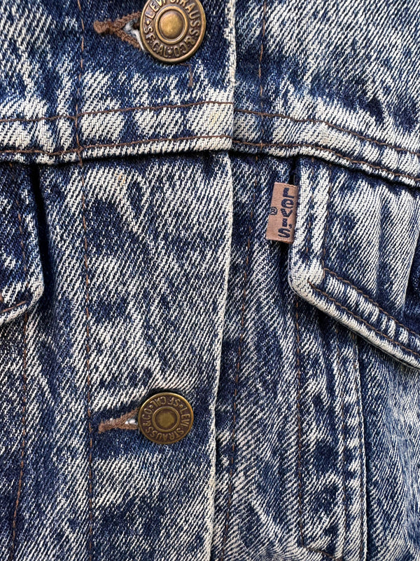 80's Levi's Acid Wash Denim Jacket