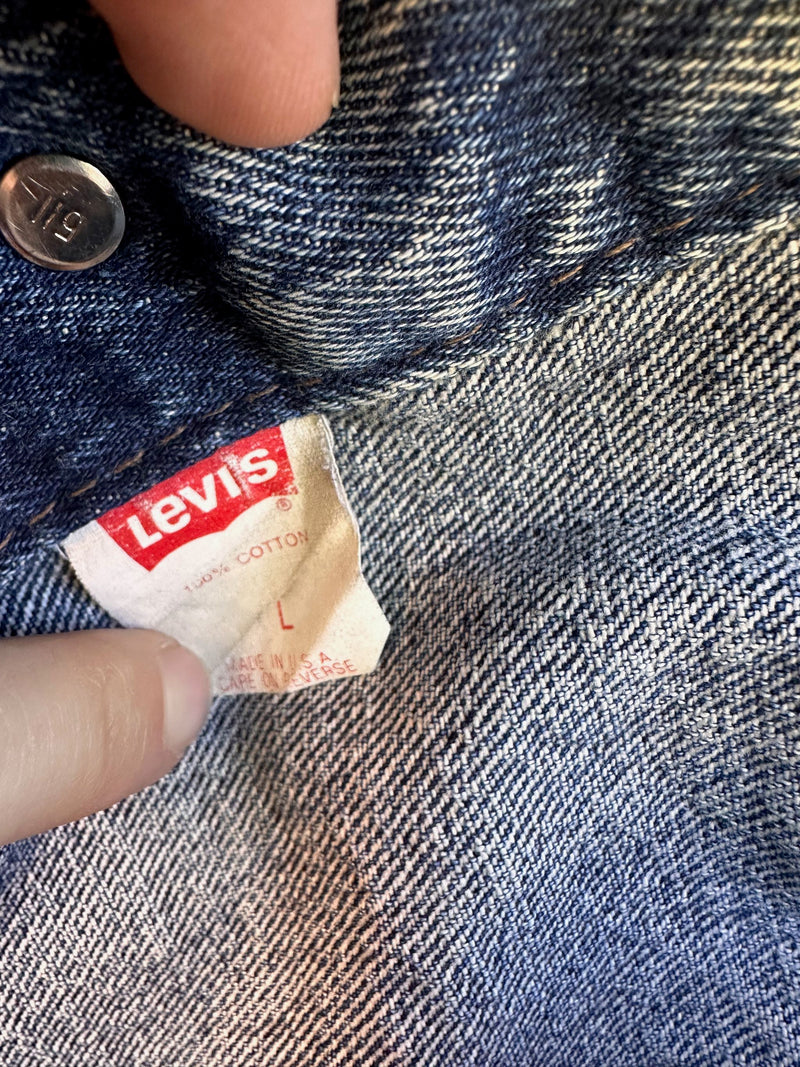 80's Levi's Acid Wash Denim Jacket