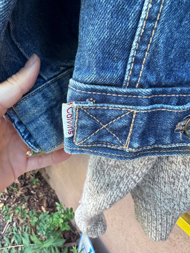 1970's Calvin Klein Denim Trucker Jacket