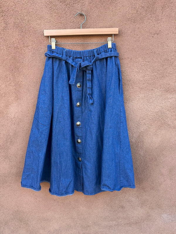 Handmade Denim Skirt - Handmade by Merri Beas