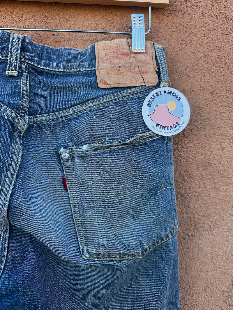 El Paso Made 1960's Levi's 501 XX Selvedge Denim Jeans 28x28.5