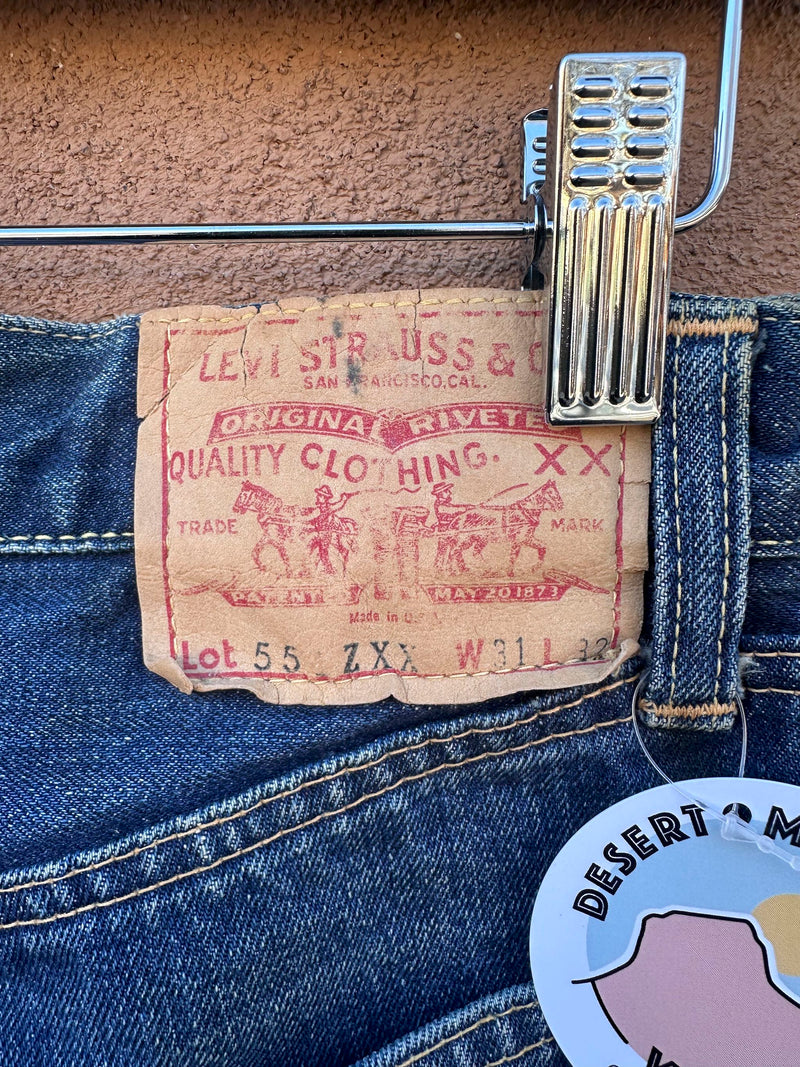 Levi's Lot 55 2XX 1950's Selvedge Jeans 31x32