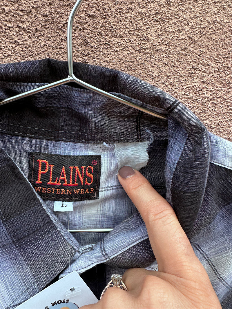 Black & Gray Hombre Plains Western Shirt