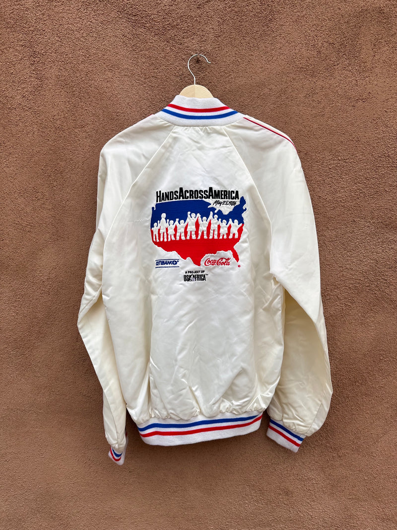 Hands Across America Satin Jacket