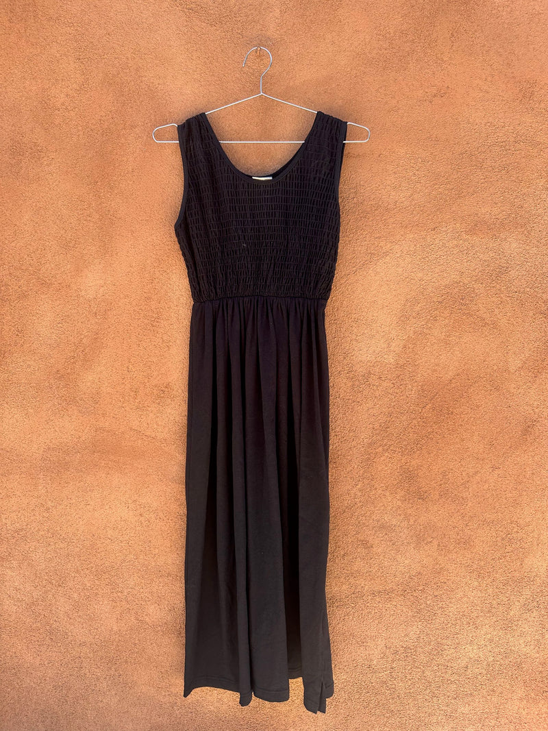 Moda Int'l Pleated Black Dress