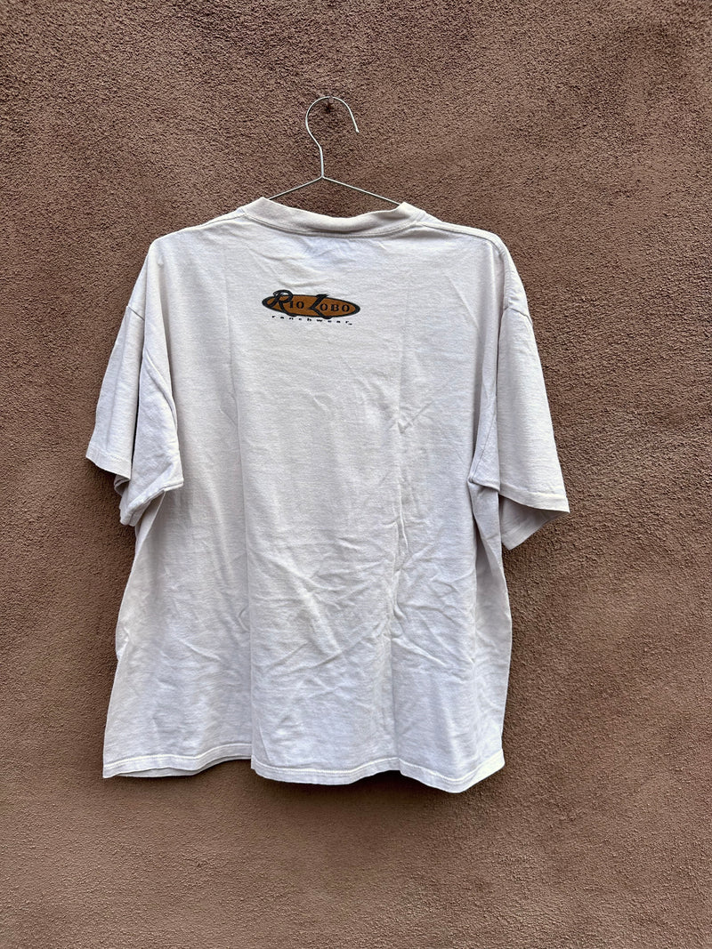 Calf Roping T-shirt by Rio Lobo Ranchwear