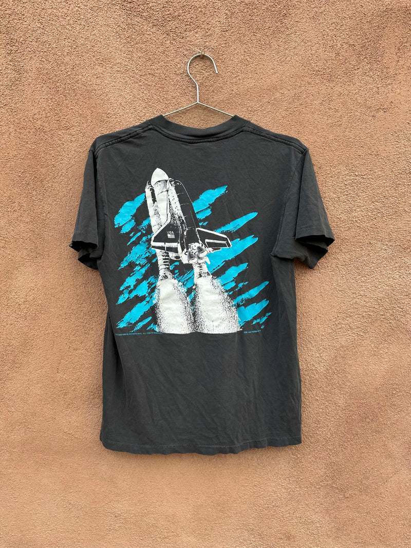 Black Space Shuttle T-shirt - as is