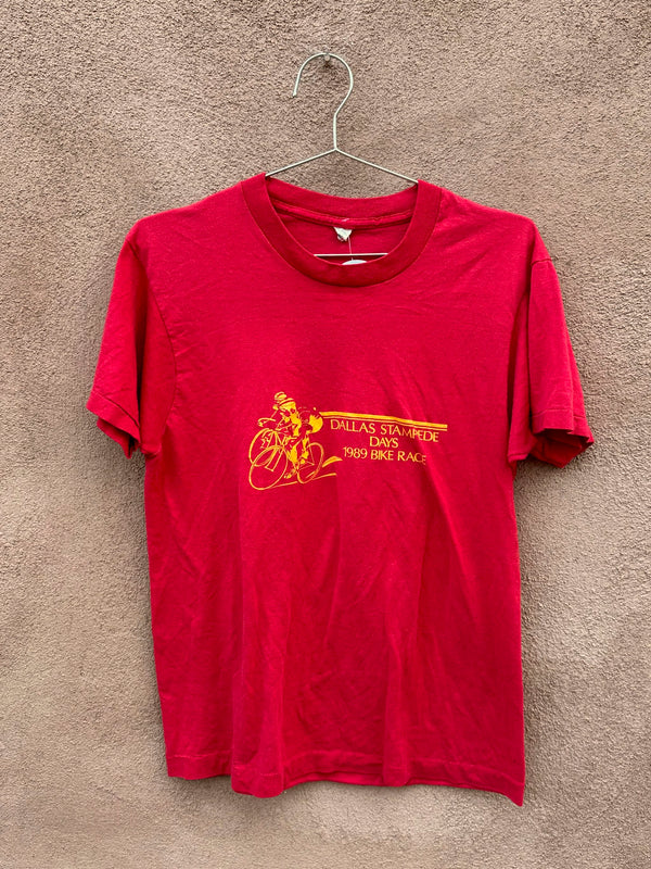 Dallas Stampede Days 1989 Bike Race T-shirt