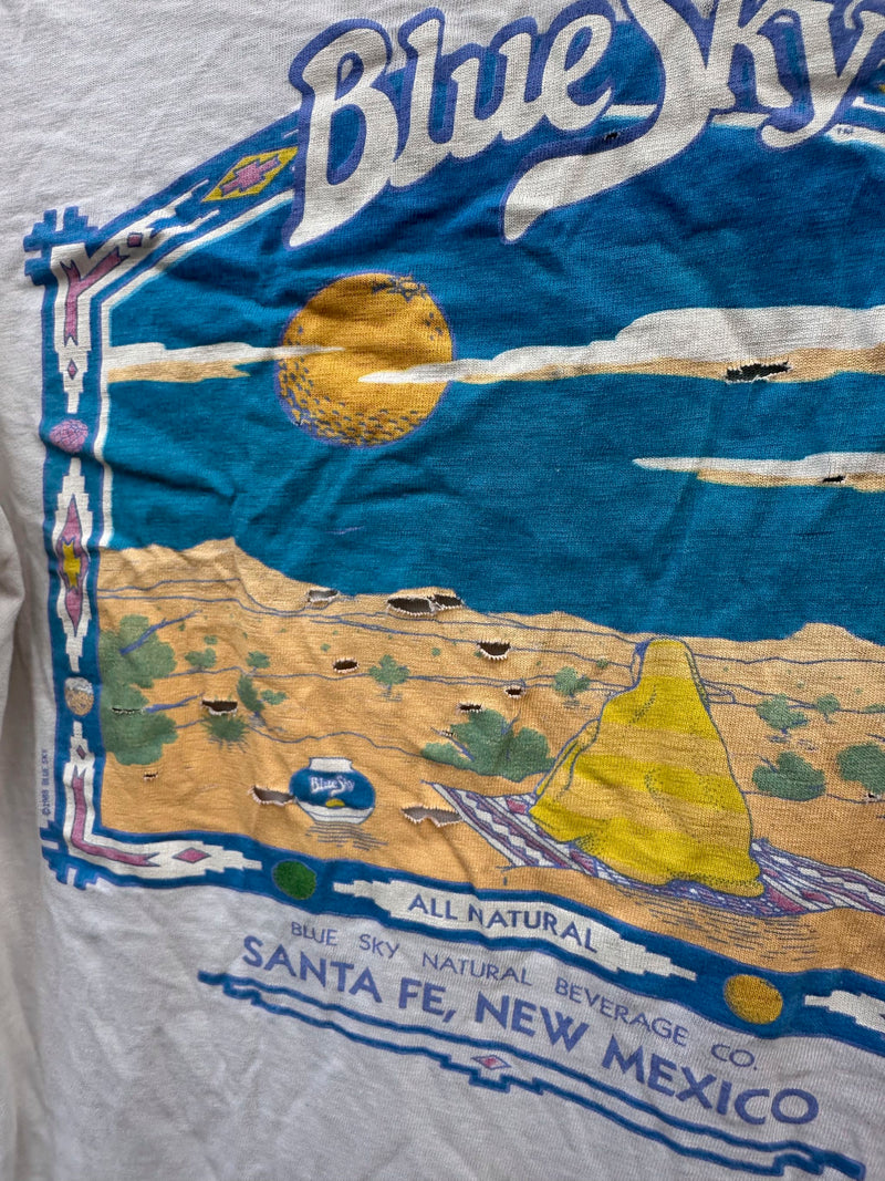 1980's Blue Sky Soda T-shirt from Santa Fe - as is