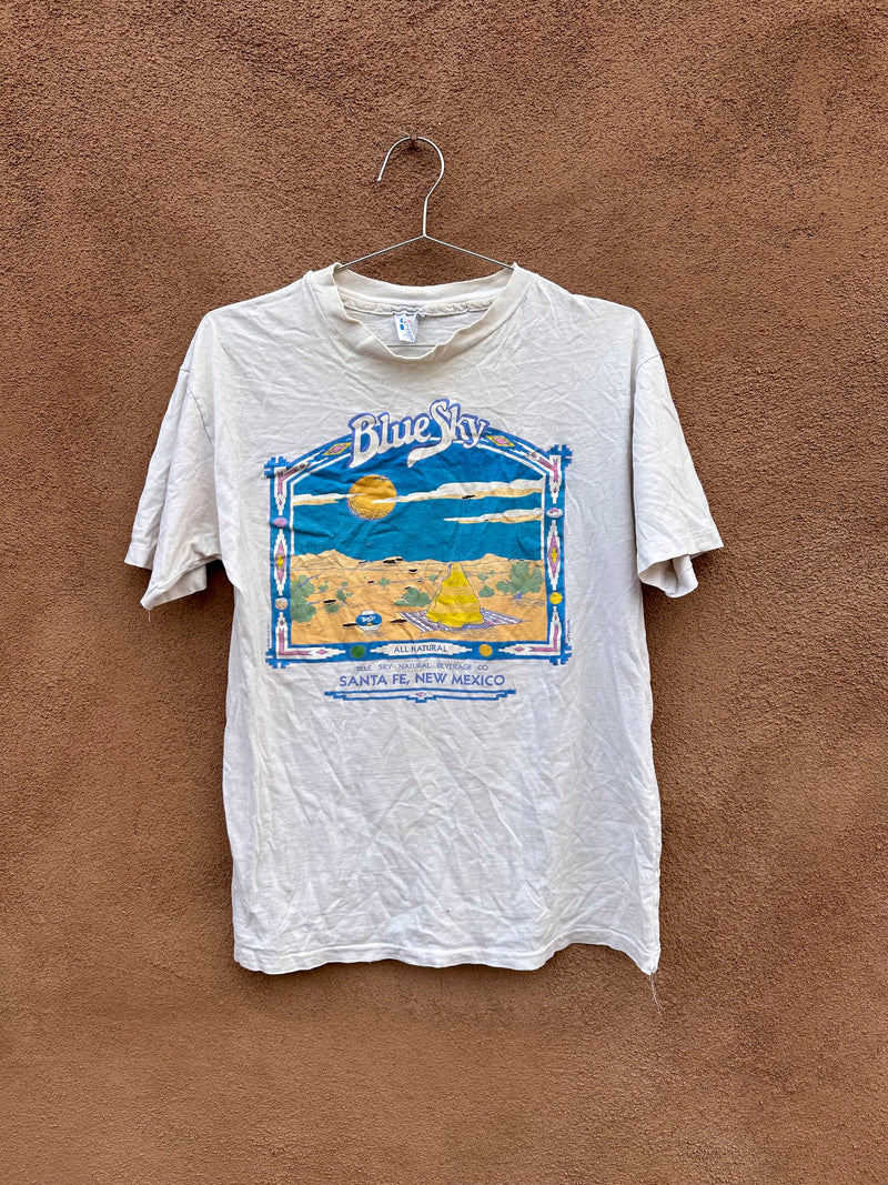 1980's Blue Sky Soda T-shirt from Santa Fe - as is