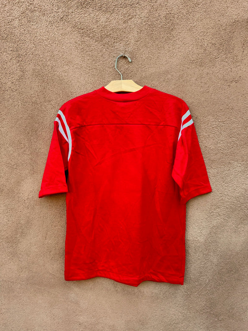 1970's Red Portland Trail Blazers 3/4 Sleeve T-shirt