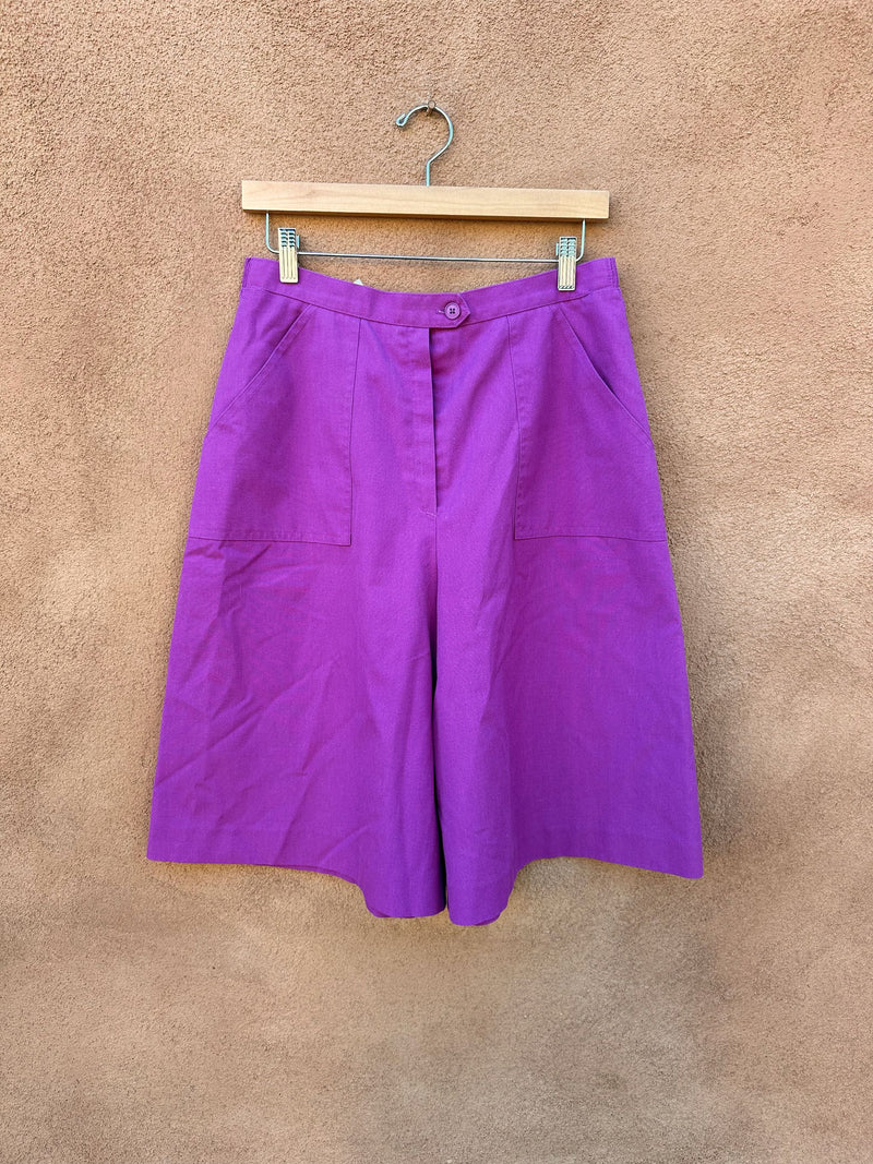 Purple Koret Union Made Long Shorts