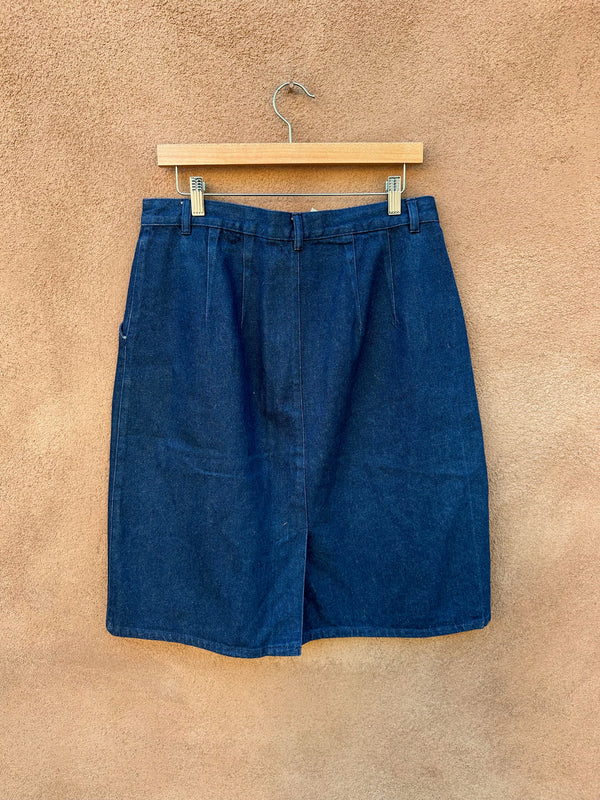 L.L.Bean Denim Skirt - 16