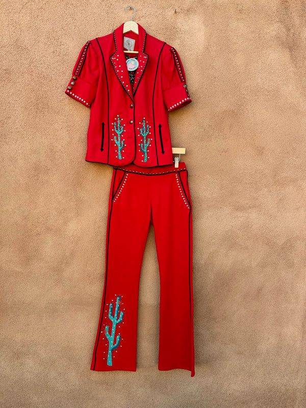 Double D Ranch Cactus Nudie-Style Suit