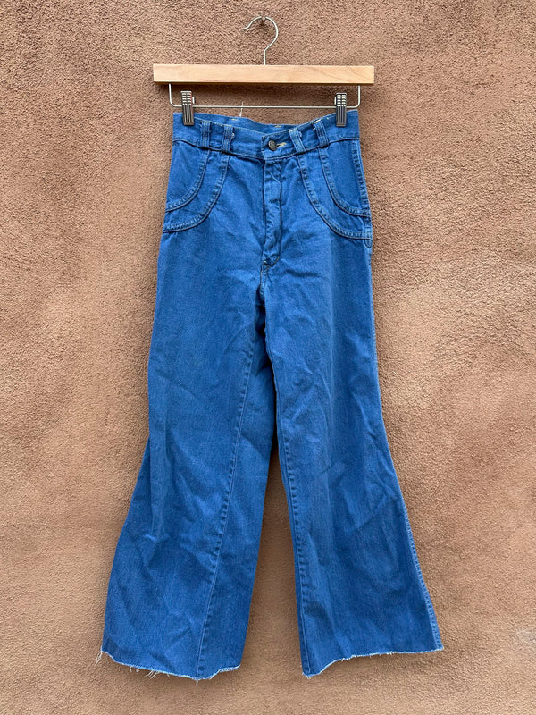 Size 9/10 70's Bellbottoms Jeans w: 24